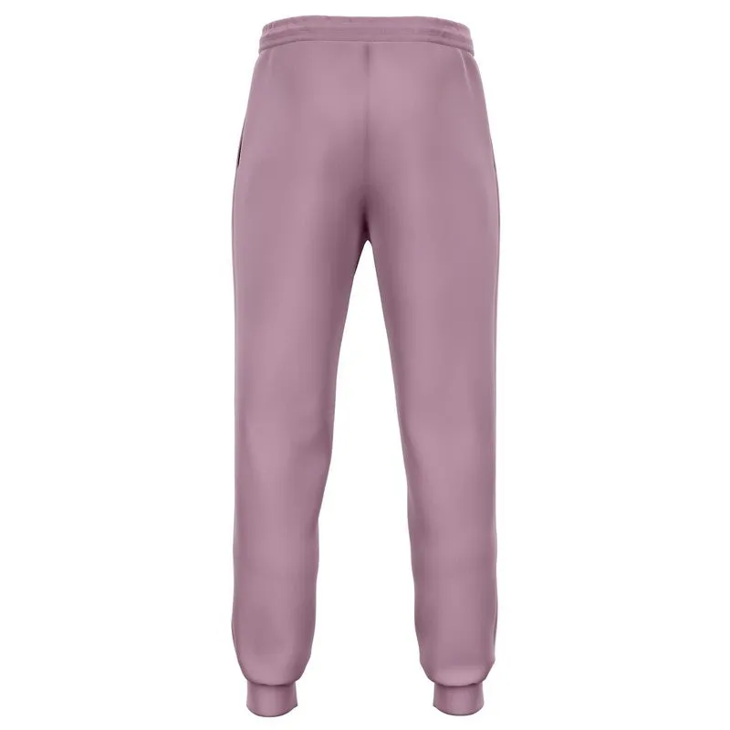 Shaded Pale Pastel Magenta Brown Joggers | Unisex | with PLUS sizes | C0M30Y0K30