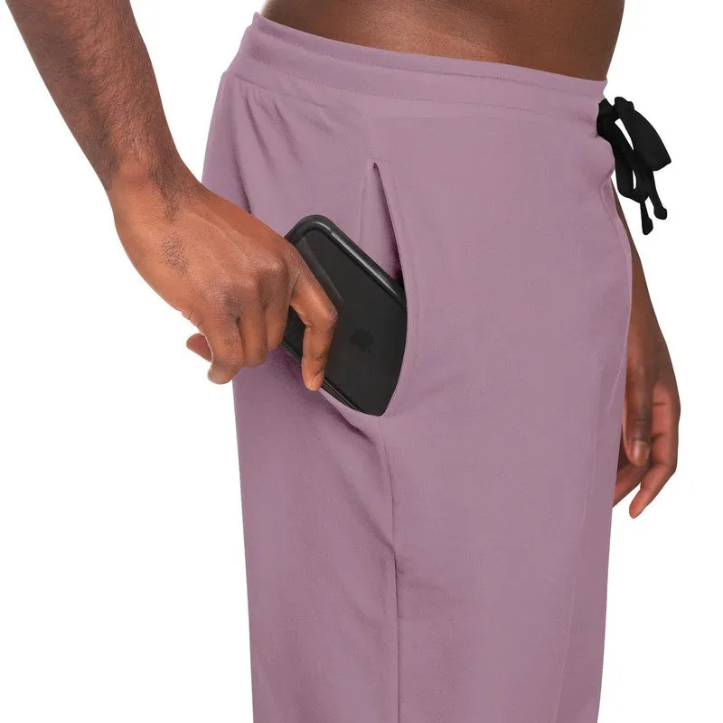 Shaded Pale Pastel Magenta Brown Joggers | Unisex | with PLUS sizes | C0M30Y0K30