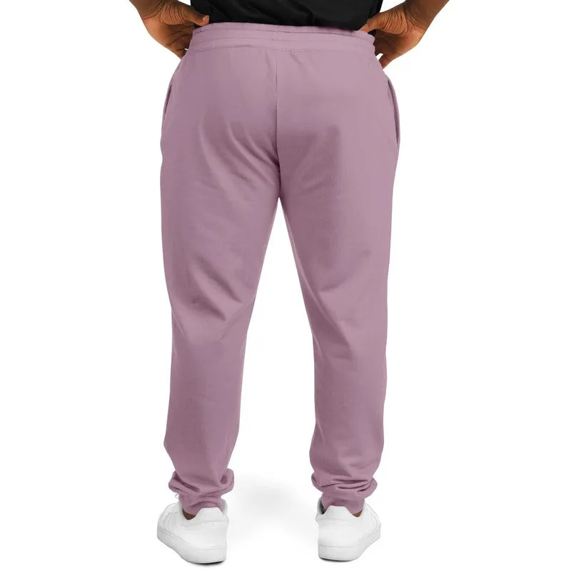 Shaded Pale Pastel Magenta Brown Joggers | Unisex | with PLUS sizes | C0M30Y0K30