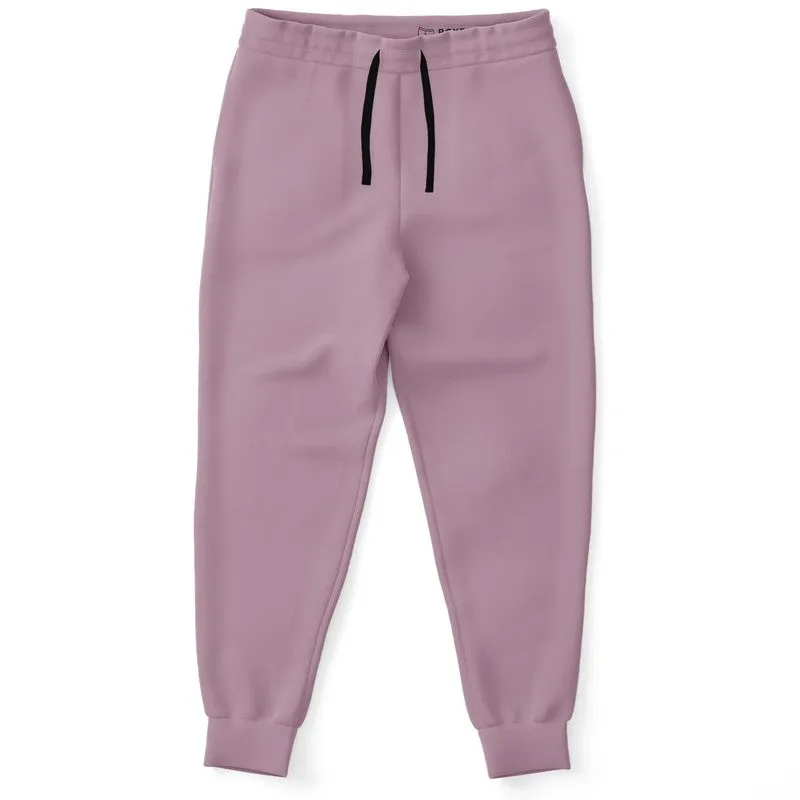 Shaded Pale Pastel Magenta Brown Joggers | Unisex | with PLUS sizes | C0M30Y0K30
