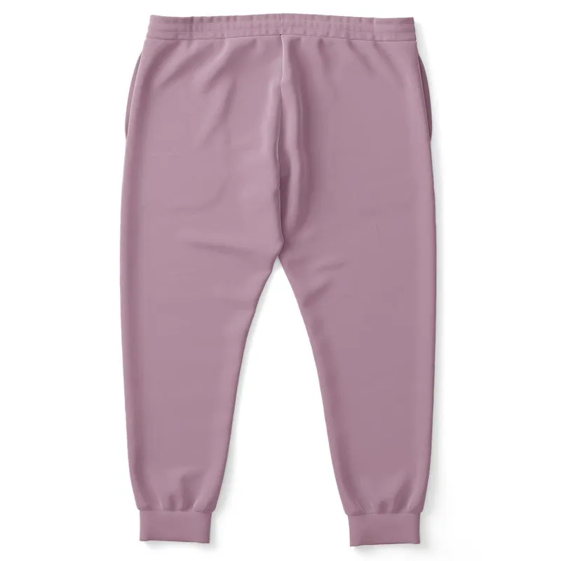 Shaded Pale Pastel Magenta Brown Joggers | Unisex | with PLUS sizes | C0M30Y0K30