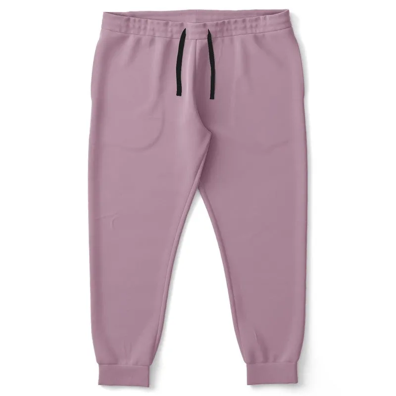 Shaded Pale Pastel Magenta Brown Joggers | Unisex | with PLUS sizes | C0M30Y0K30