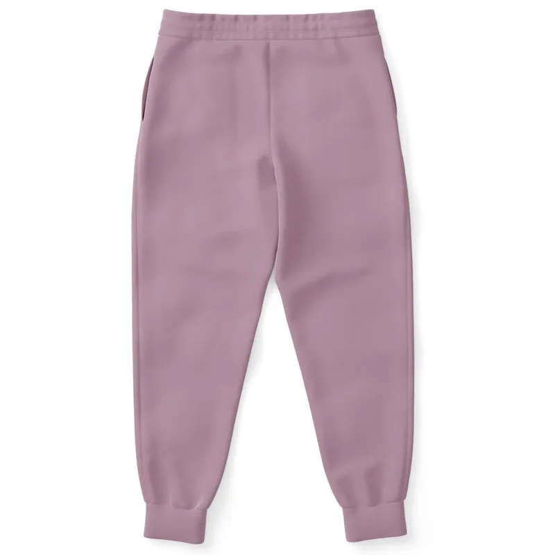Shaded Pale Pastel Magenta Brown Joggers | Unisex | with PLUS sizes | C0M30Y0K30