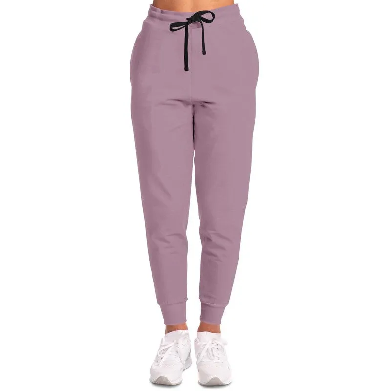Shaded Pale Pastel Magenta Brown Joggers | Unisex | with PLUS sizes | C0M30Y0K30