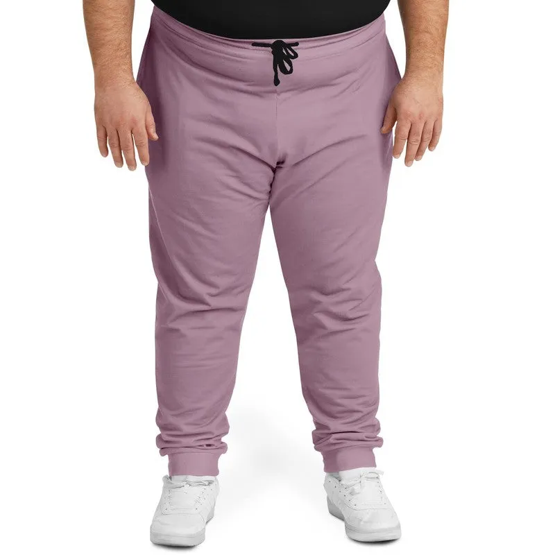 Shaded Pale Pastel Magenta Brown Joggers | Unisex | with PLUS sizes | C0M30Y0K30