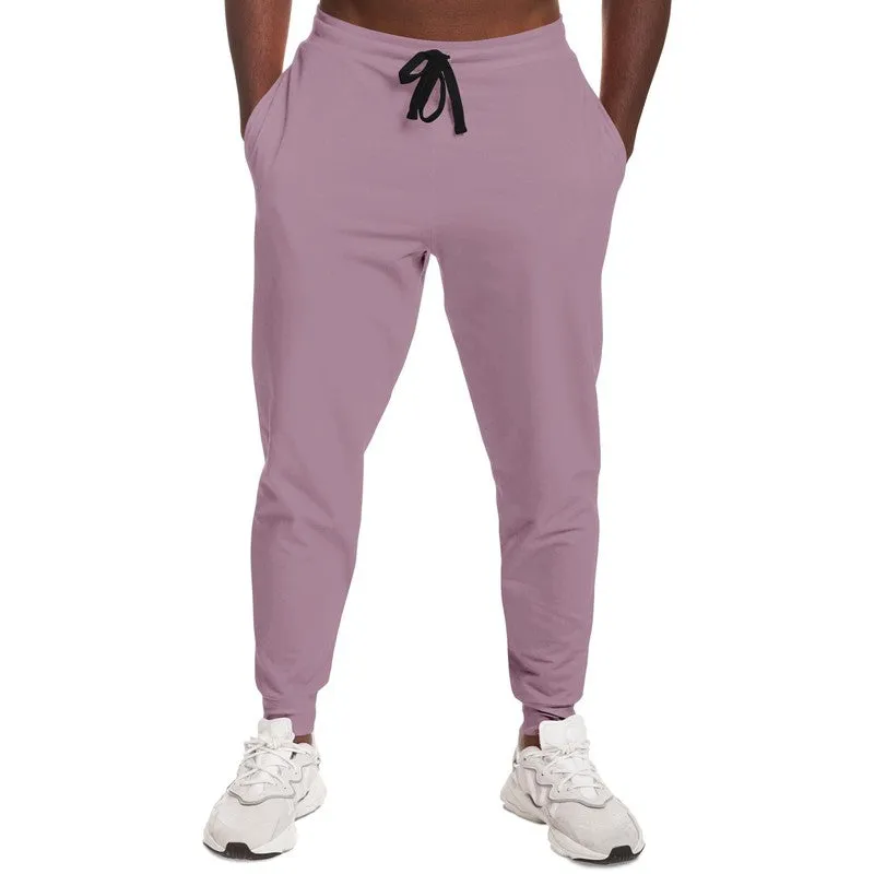 Shaded Pale Pastel Magenta Brown Joggers | Unisex | with PLUS sizes | C0M30Y0K30
