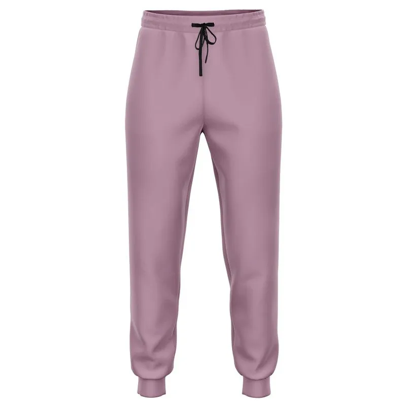 Shaded Pale Pastel Magenta Brown Joggers | Unisex | with PLUS sizes | C0M30Y0K30