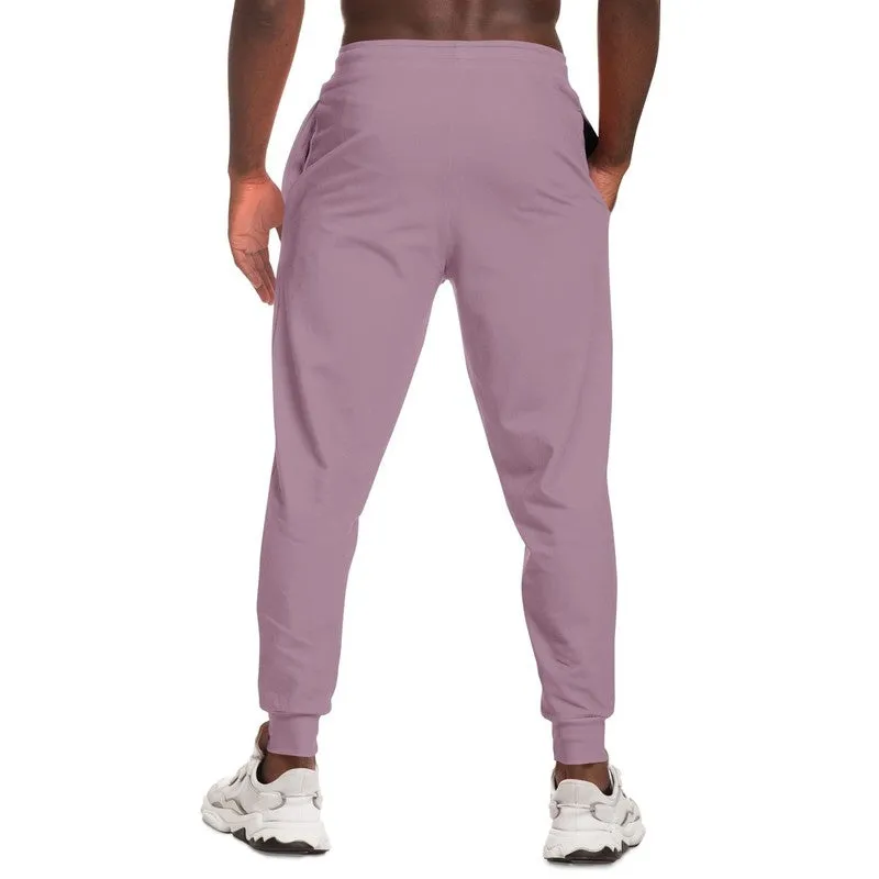 Shaded Pale Pastel Magenta Brown Joggers | Unisex | with PLUS sizes | C0M30Y0K30