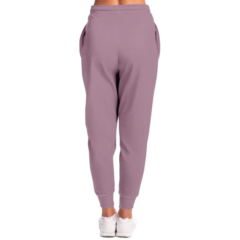 Shaded Pale Pastel Magenta Brown Joggers | Unisex | with PLUS sizes | C0M30Y0K30