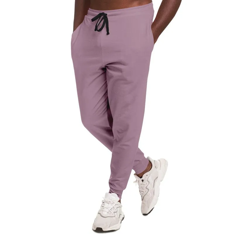Shaded Pale Pastel Magenta Brown Joggers | Unisex | with PLUS sizes | C0M30Y0K30