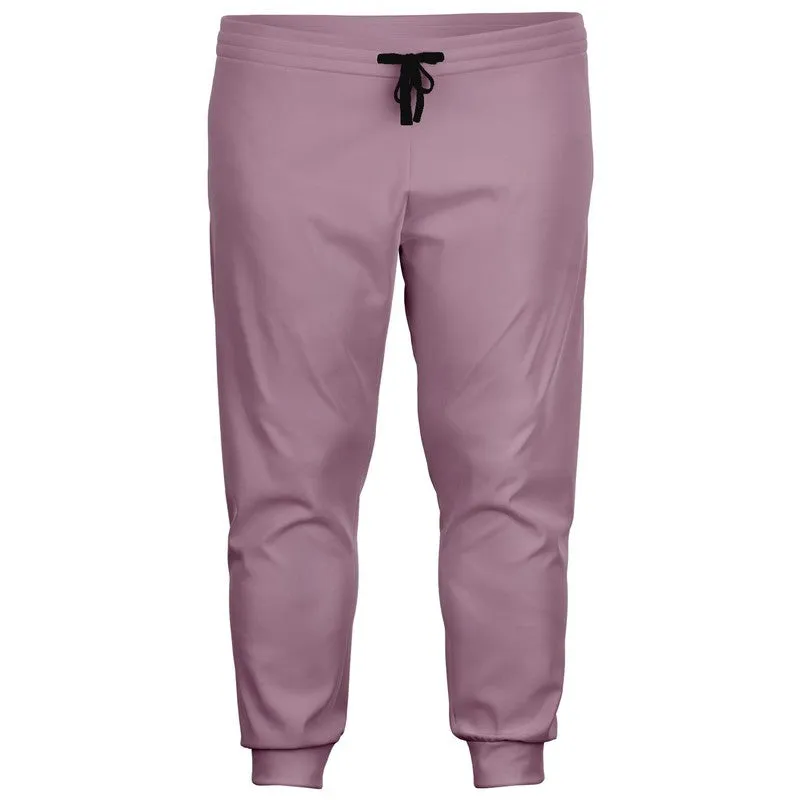 Shaded Pale Pastel Magenta Brown Joggers | Unisex | with PLUS sizes | C0M30Y0K30