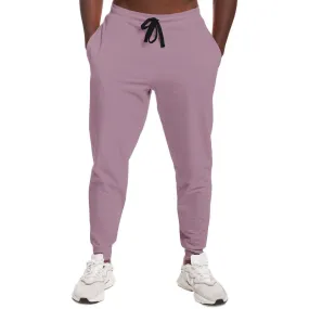 Shaded Pale Pastel Magenta Brown Joggers | Unisex | with PLUS sizes | C0M30Y0K30
