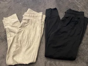 size 6- 2 active joggers gray / black - size Kids Clothing:     6 & 6X