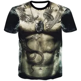 Snake Tattoo Short Sleeve - snake T shirt