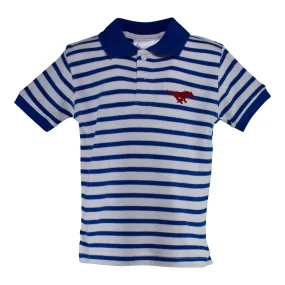 Southern Methodist Stripe Golf Shirt