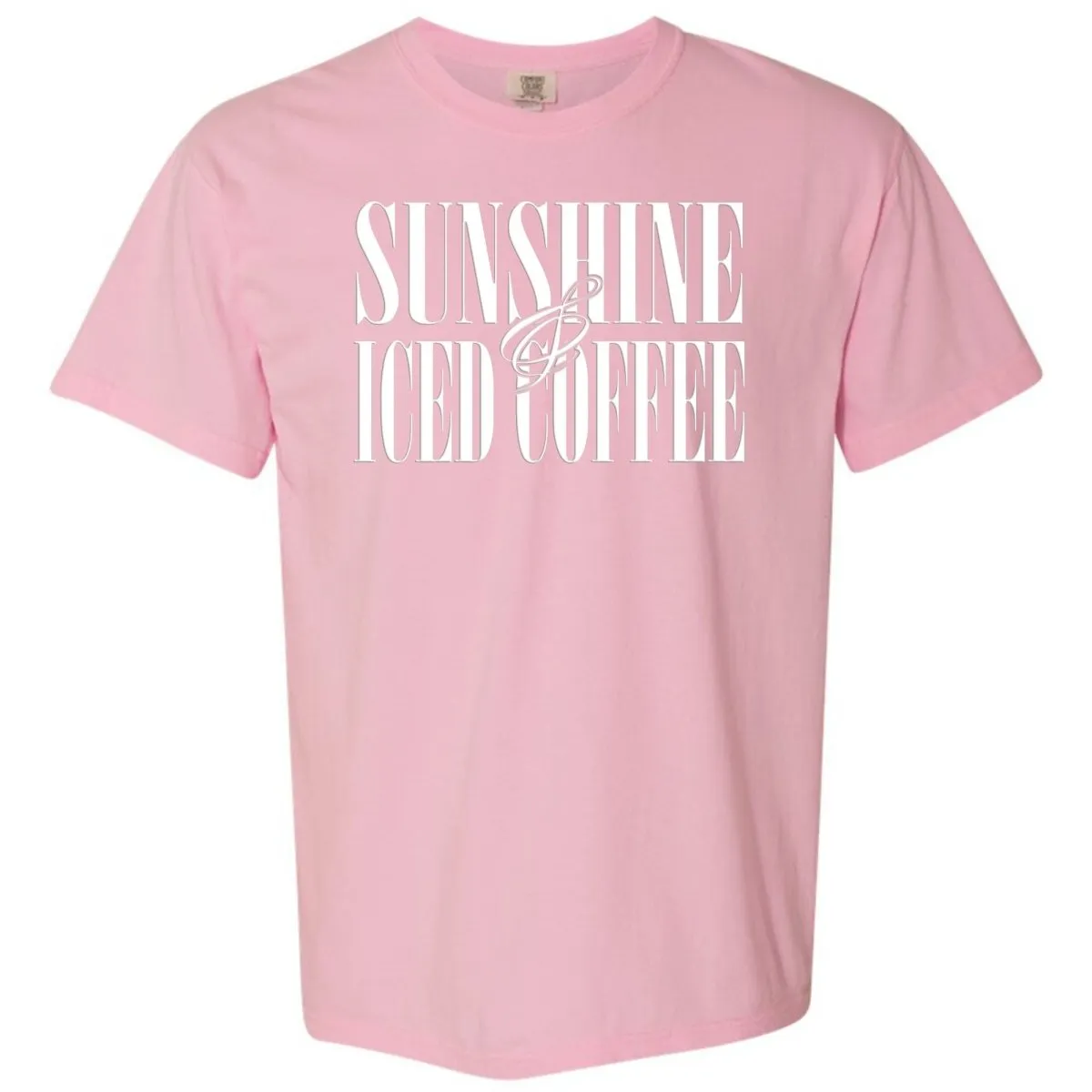'Sunshine & Iced Coffee' PUFF T-Shirt