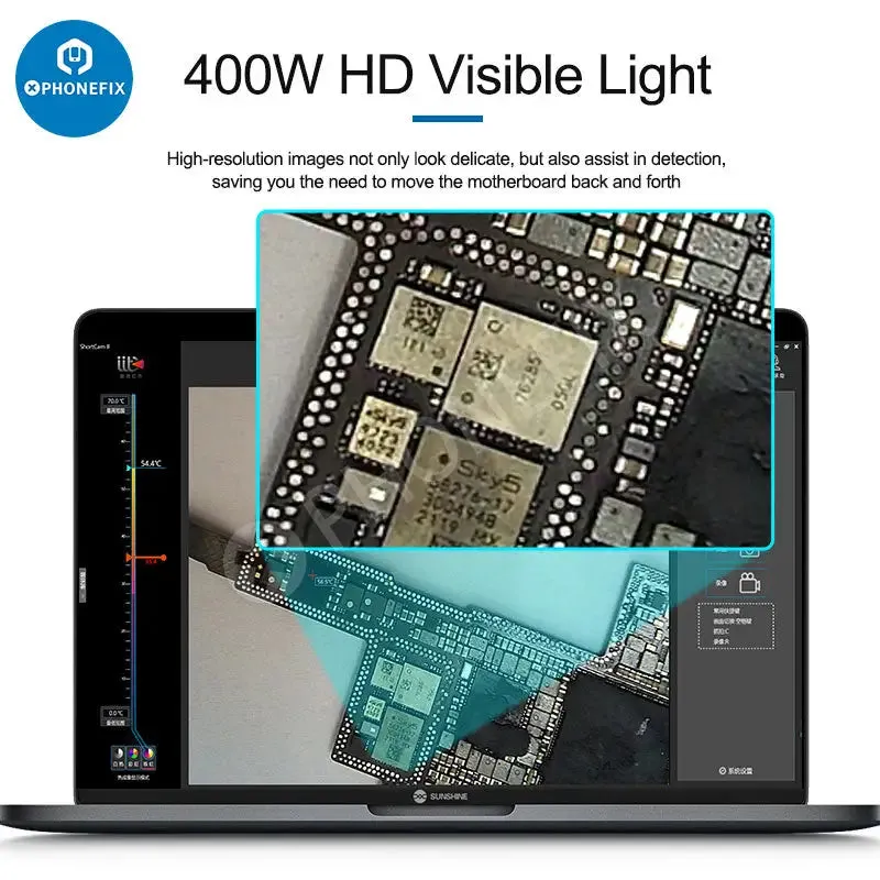 SUNSHINE ShortCam II Thermal Camera PCB Fault Diagnosis Instrument