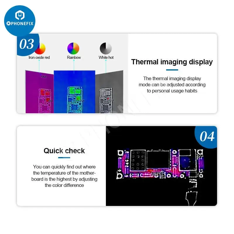 SUNSHINE ShortCam II Thermal Camera PCB Fault Diagnosis Instrument