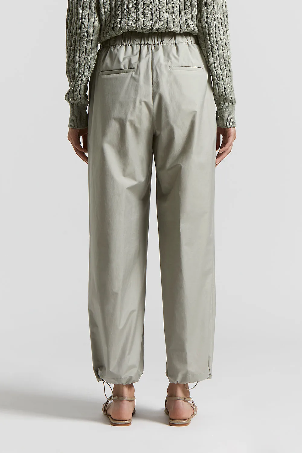 Technical cotton  jogger trousers