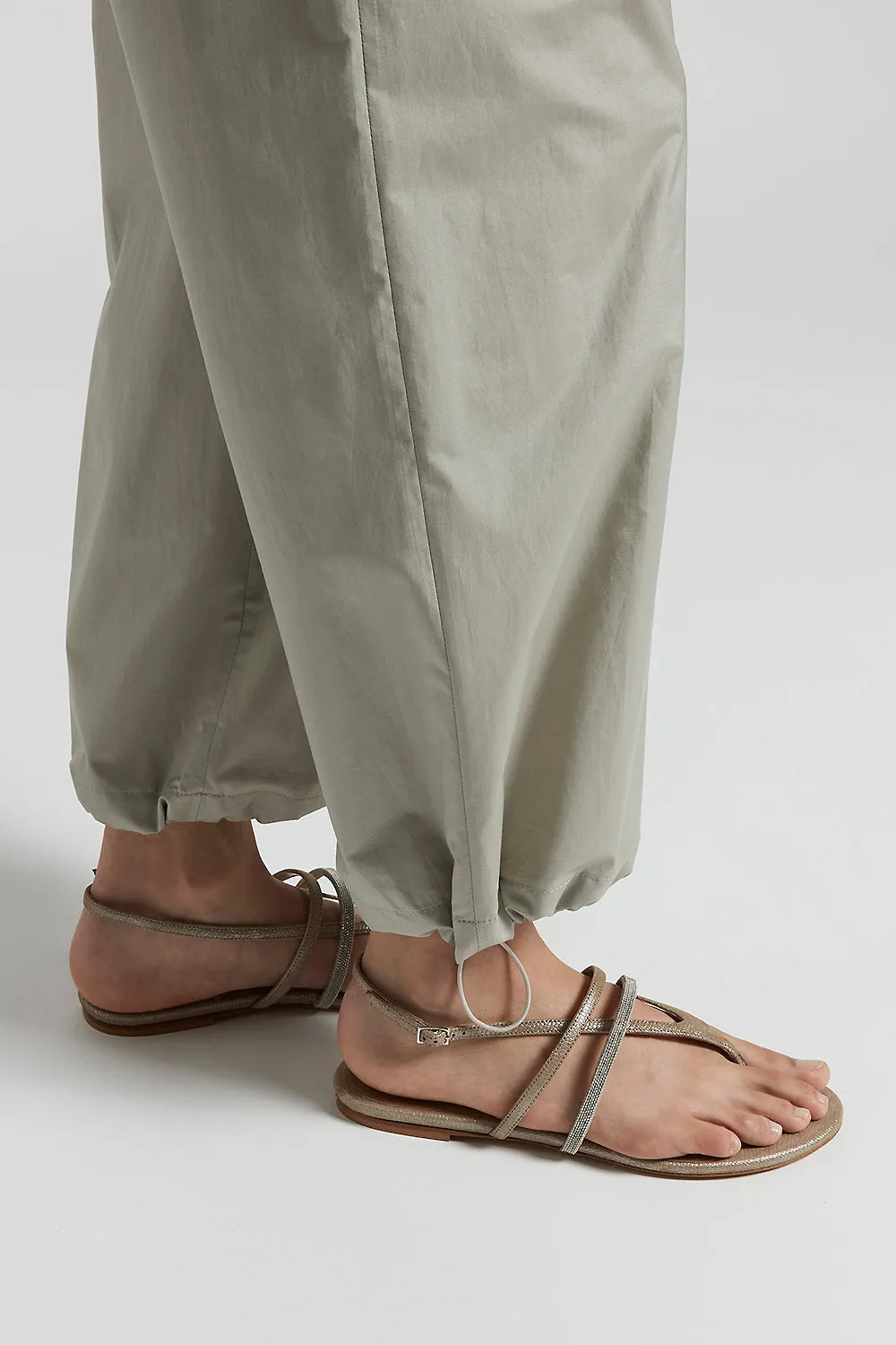 Technical cotton  jogger trousers