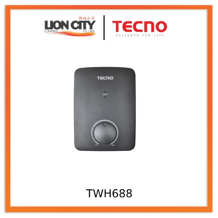Tecno TWH-688 Ultra-Compact Instant Water Heater