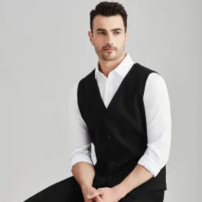 The Cool Wool Peak Vest | Mens | Knitted Back