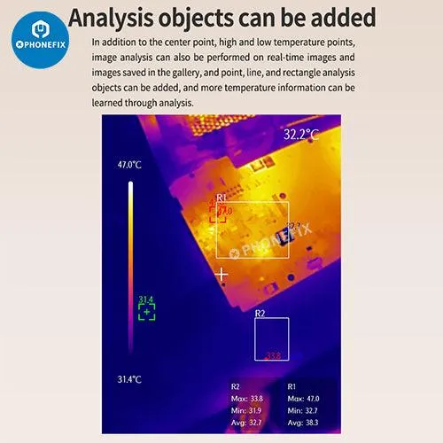 UNI-T Thermal Imager Smart Phone PCB Circuit Test Repair Tool