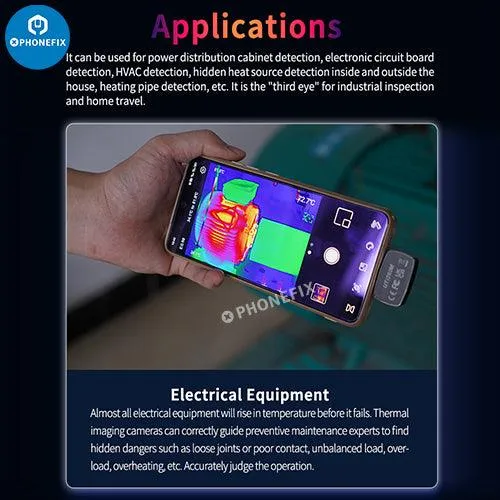 UNI-T Thermal Imager Smart Phone PCB Circuit Test Repair Tool
