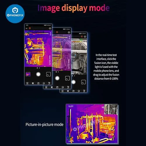 UNI-T Thermal Imager Smart Phone PCB Circuit Test Repair Tool