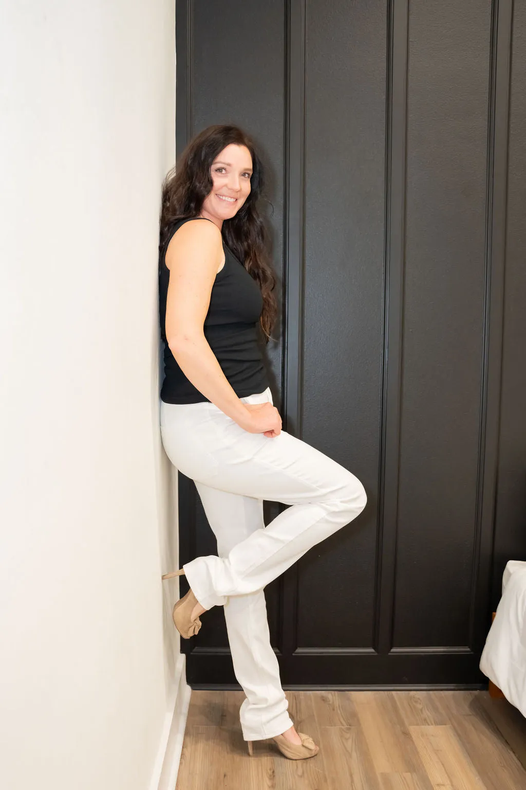 White Denim Joggers and Olive Denim Jacket Bundle