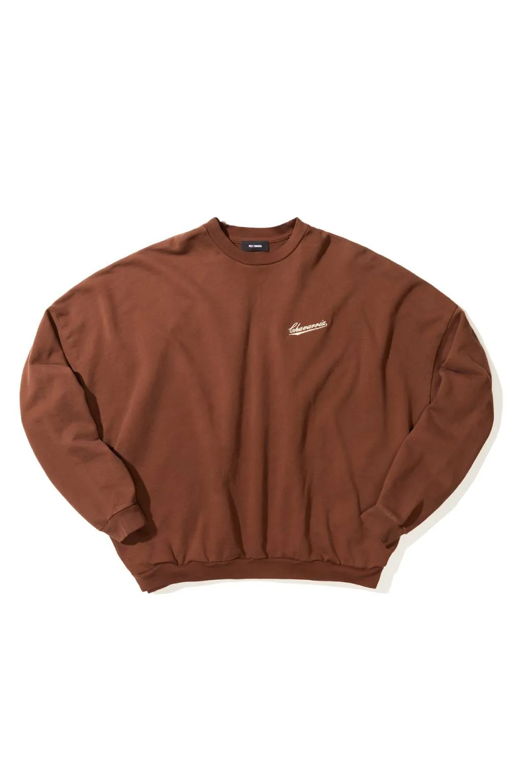 Willy Chavarria Hooligan Crewneck Jumper Coffee