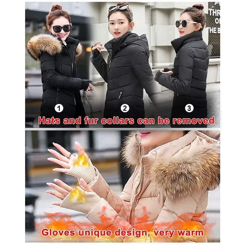 Women's Winter Warm Jacket With Hood
