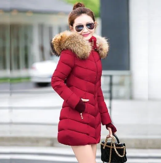 Women's Winter Warm Jacket With Hood