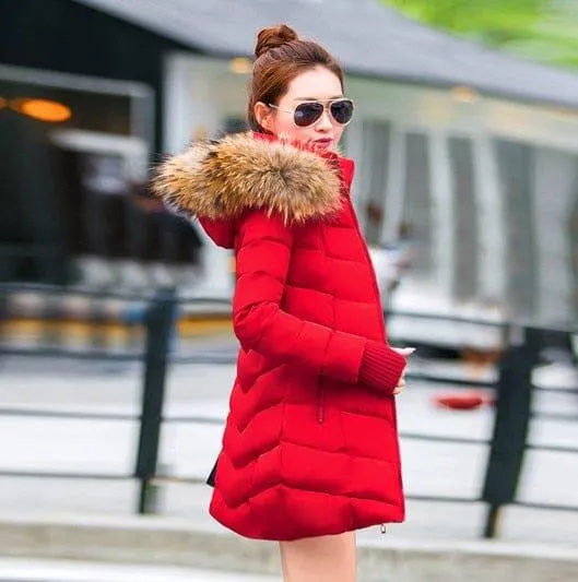 Women's Winter Warm Jacket With Hood