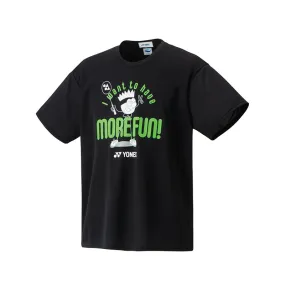 Yonex Japan Exclusive Unisex T Shirt Black 16662Y (MADE IN JAPAN)