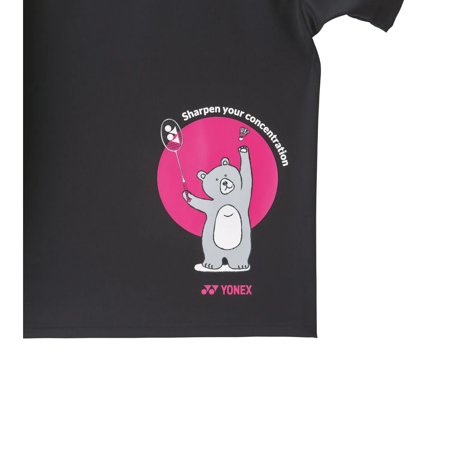 Yonex Japan Exclusive Unisex T Shirt Black (MADE IN JAPAN)