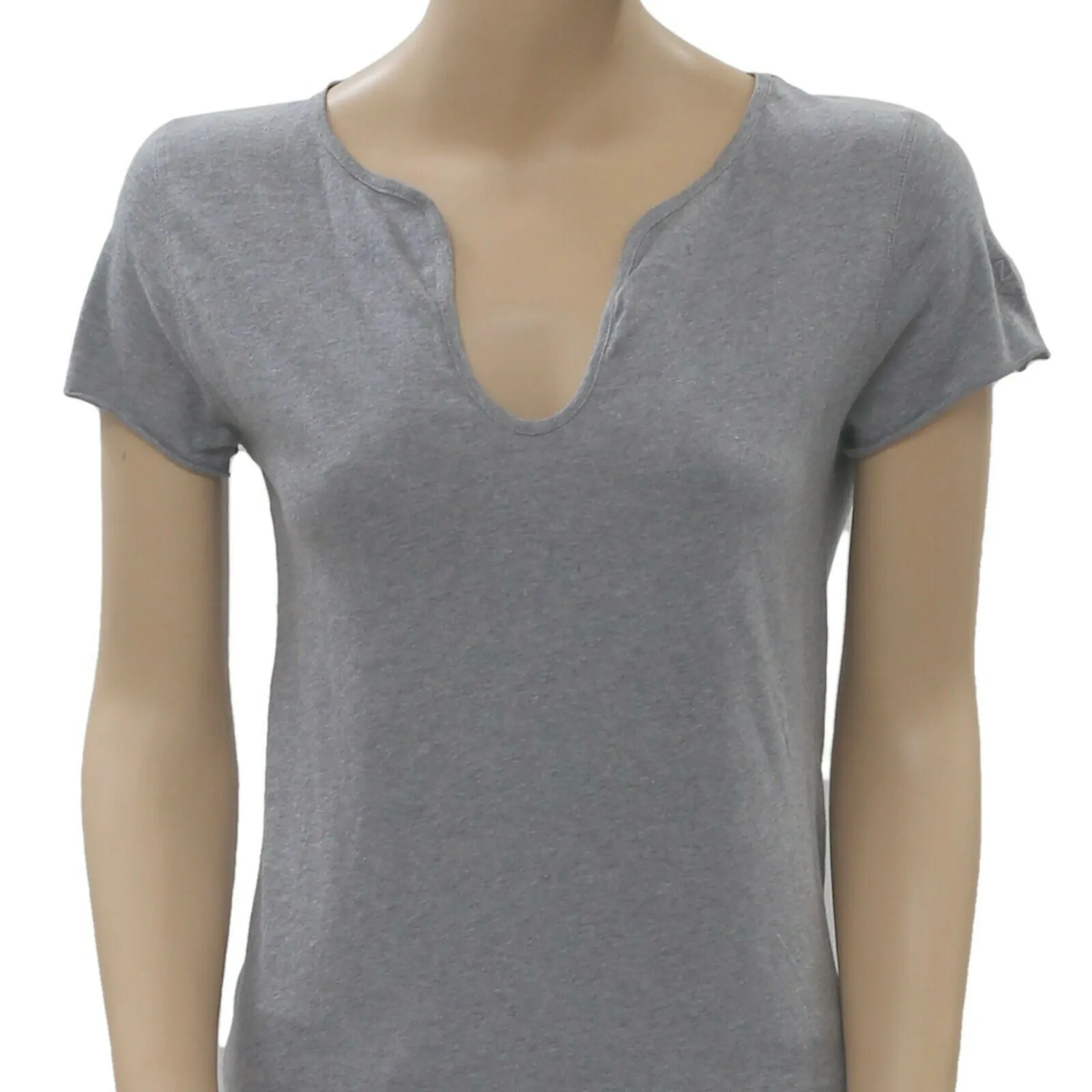 Zadig & Voltaire Zadig Rocks New York Glitter Printed T-Shirt Top