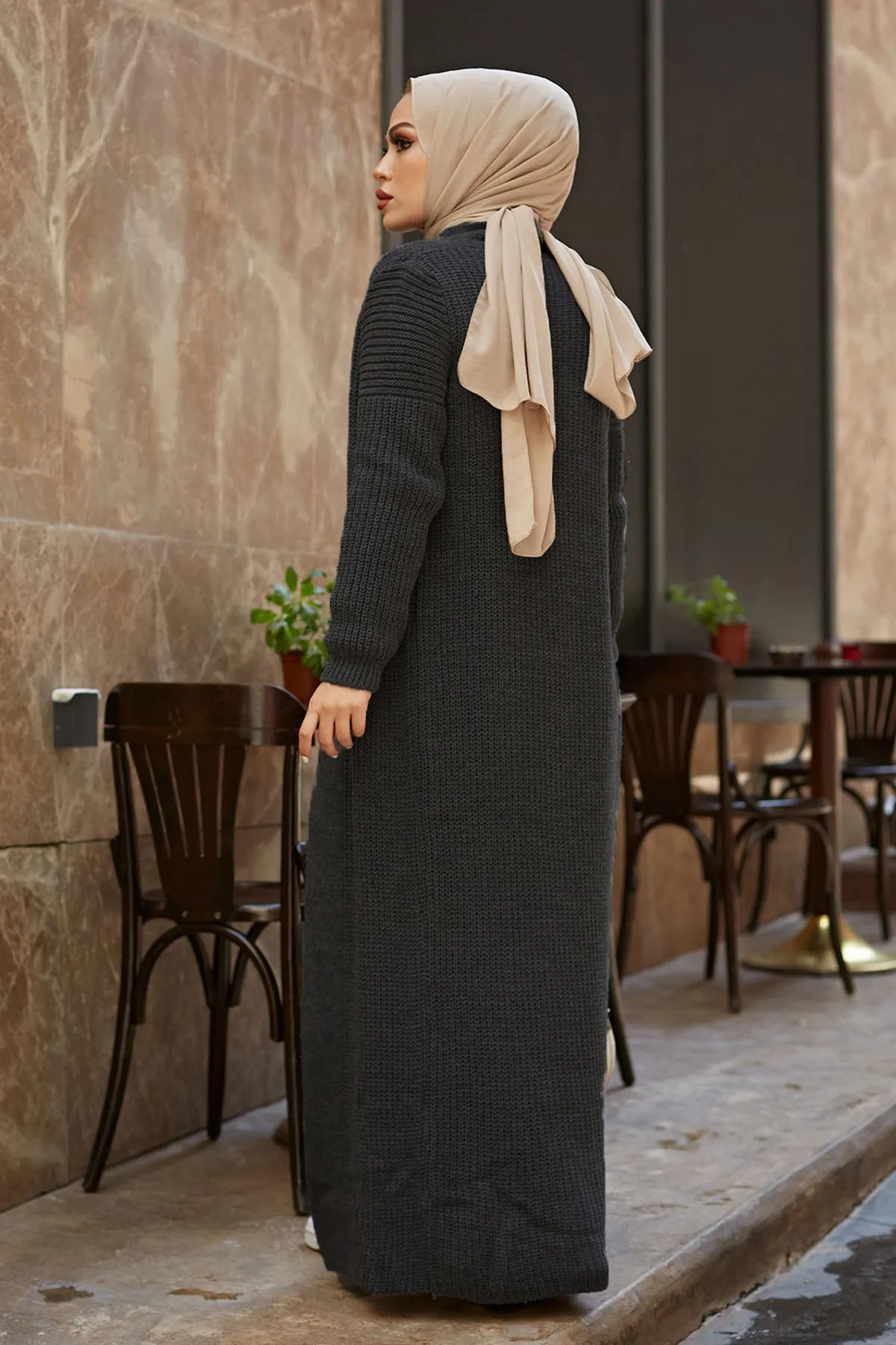 ZRF Women Knit Smoke Cardigan Dress Suit - Sloviansk