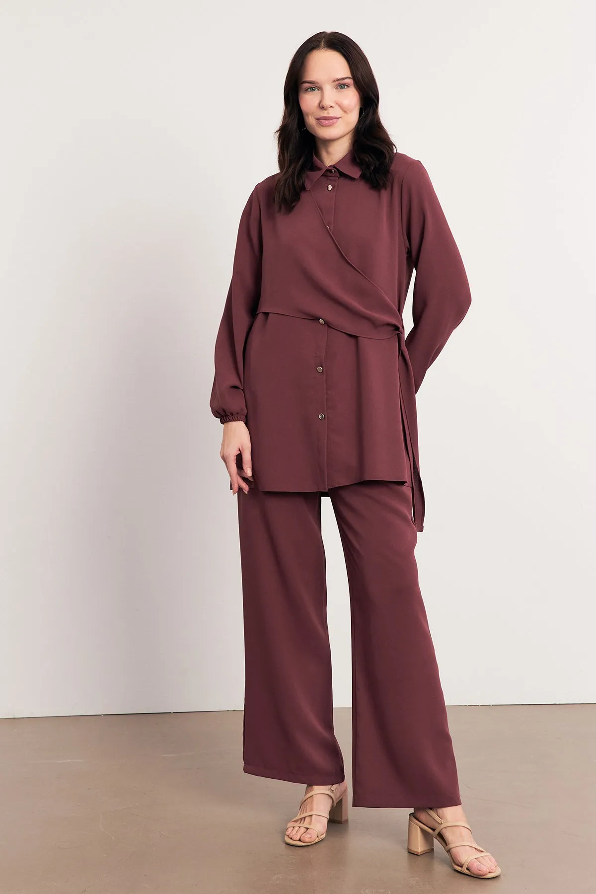 ZRF Women Perla Tunic Pants Set - Rose Pink - Stavroúpoli