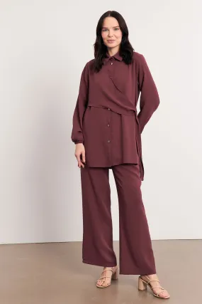 ZRF Women Perla Tunic Pants Set - Rose Pink - Stavroúpoli