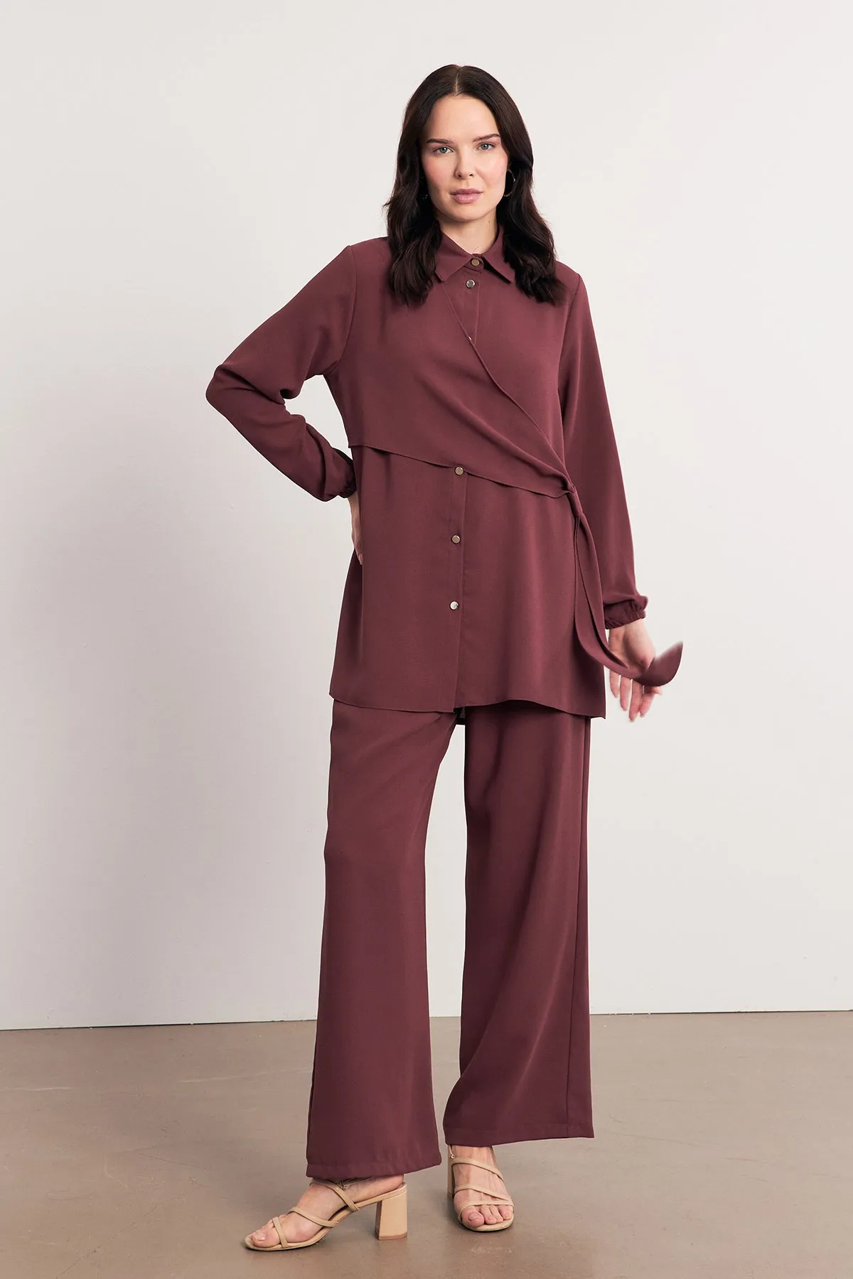 ZRF Women Perla Tunic Pants Set - Rose Pink - Stavroúpoli