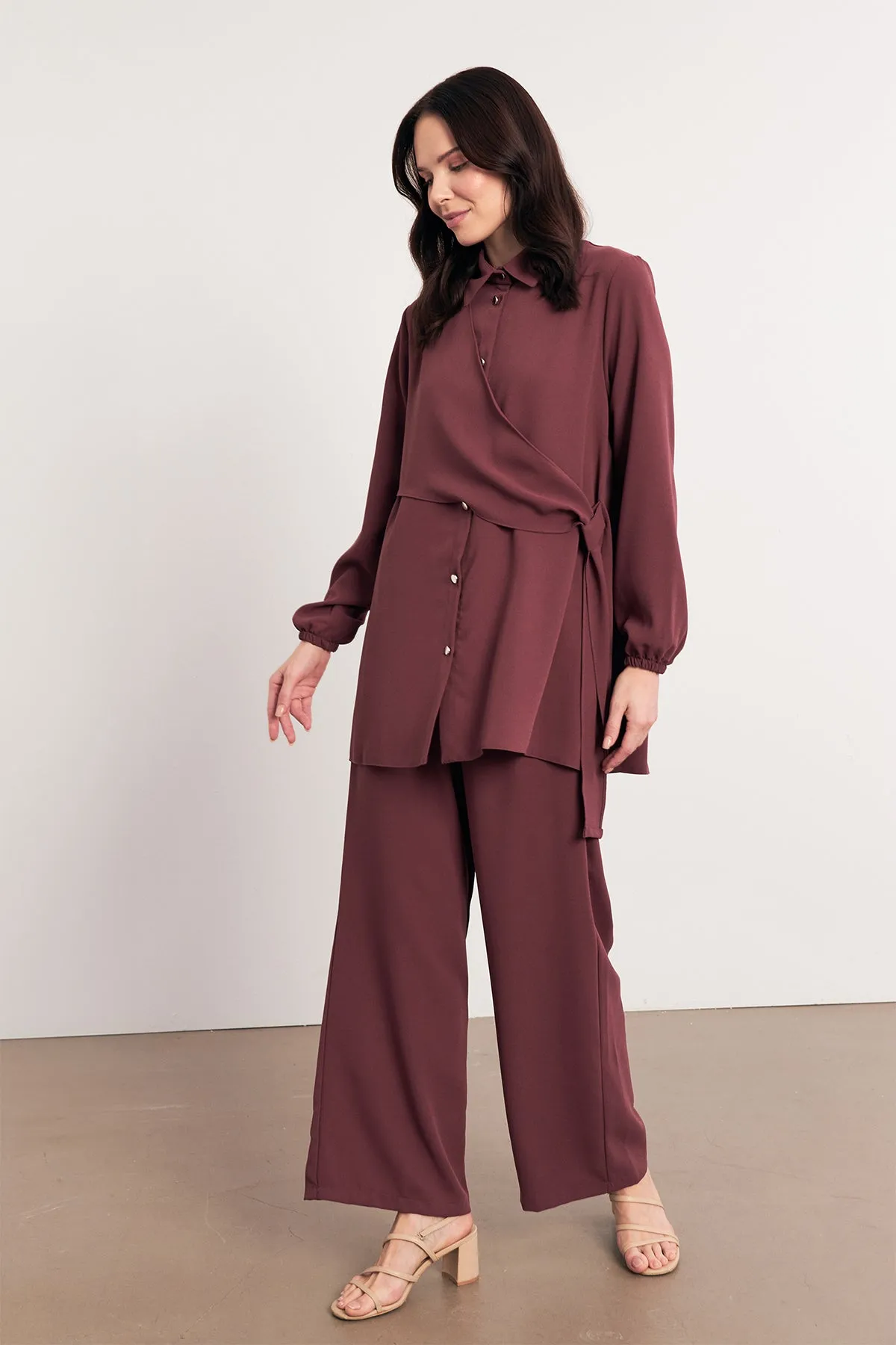 ZRF Women Perla Tunic Pants Set - Rose Pink - Stavroúpoli